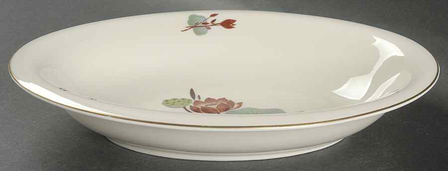 Lotus 10" Oval Vegetable Bowl by Castleton (USA)-1