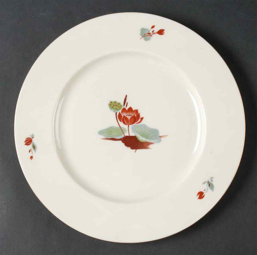 Lotus Luncheon Plate by Castleton (USA)-1