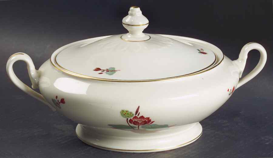 Lotus Round Covered Vegetable by Castleton (USA)-1