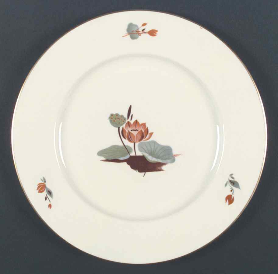 Lotus Dinner Plate by Castleton (USA)-1