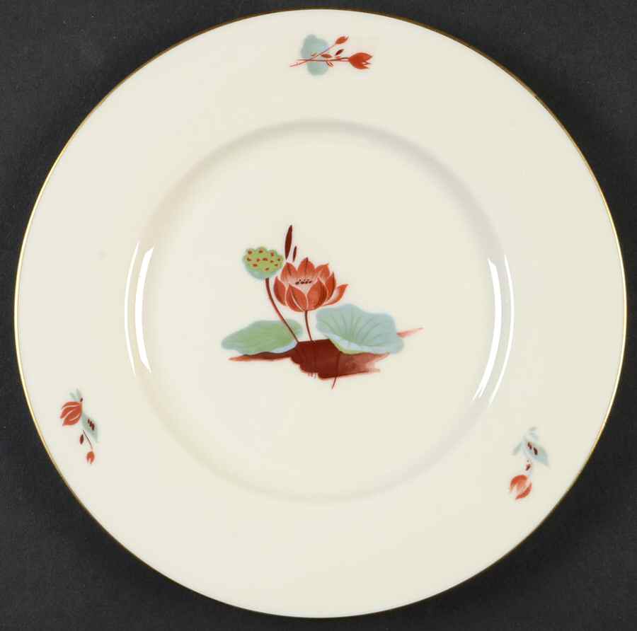 Lotus Salad Plate by Castleton (USA)-1