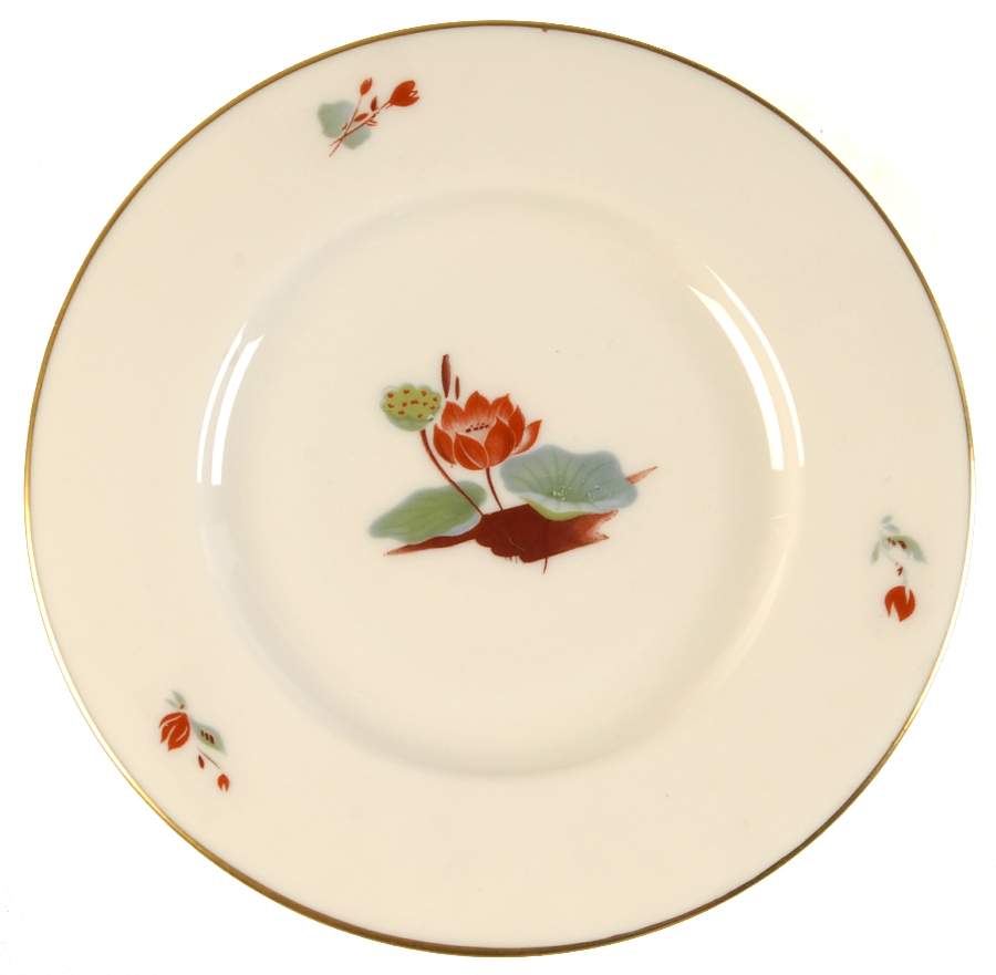 Lotus Bread & Butter Plate by Castleton (USA)-1