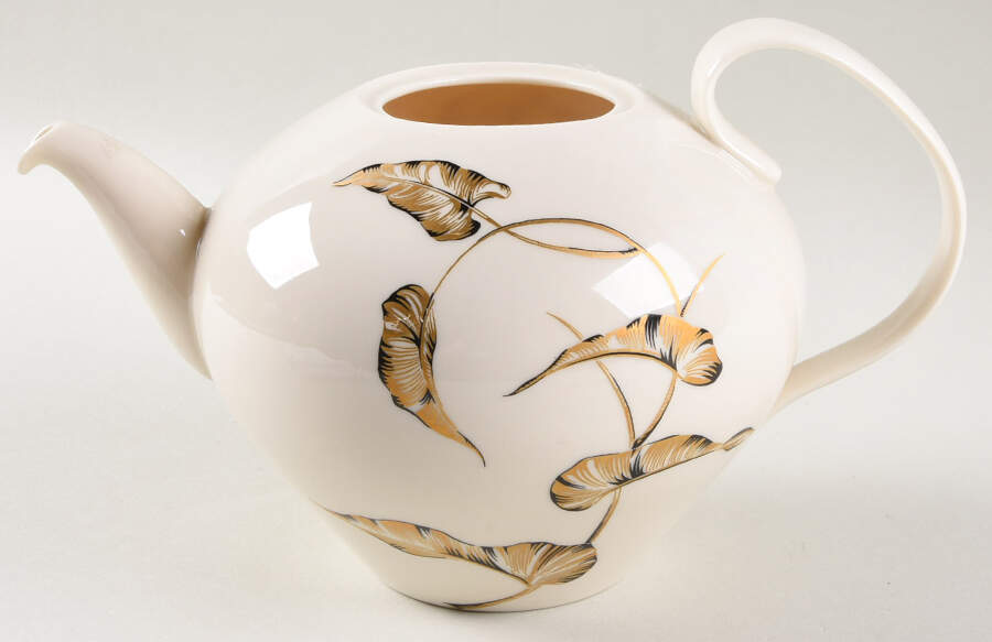Lyana (Coupe Shape) Teapot No Lid by Castleton (USA)-1