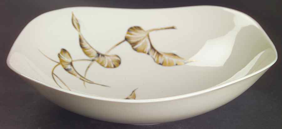 Lyana (Coupe Shape) 9" Square Vegetable Bowl by Castleton (USA)-1