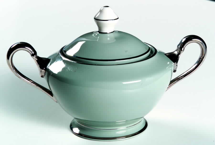 Lyric Sugar Bowl & Lid by Castleton (USA)-1