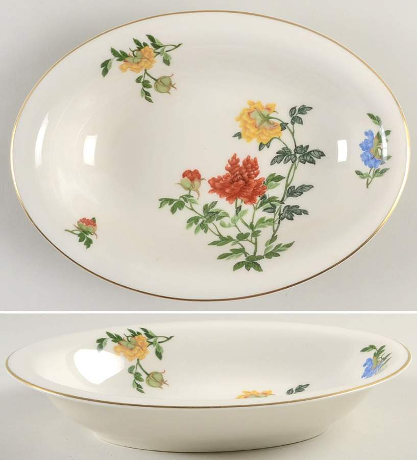Ma Lin 10" Oval Vegetable Bowl by Castleton (USA)-1