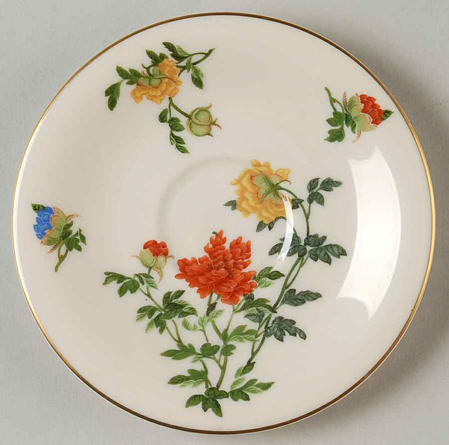 Ma Lin Saucer for Footed Demitasse Cup by Castleton (USA)-1