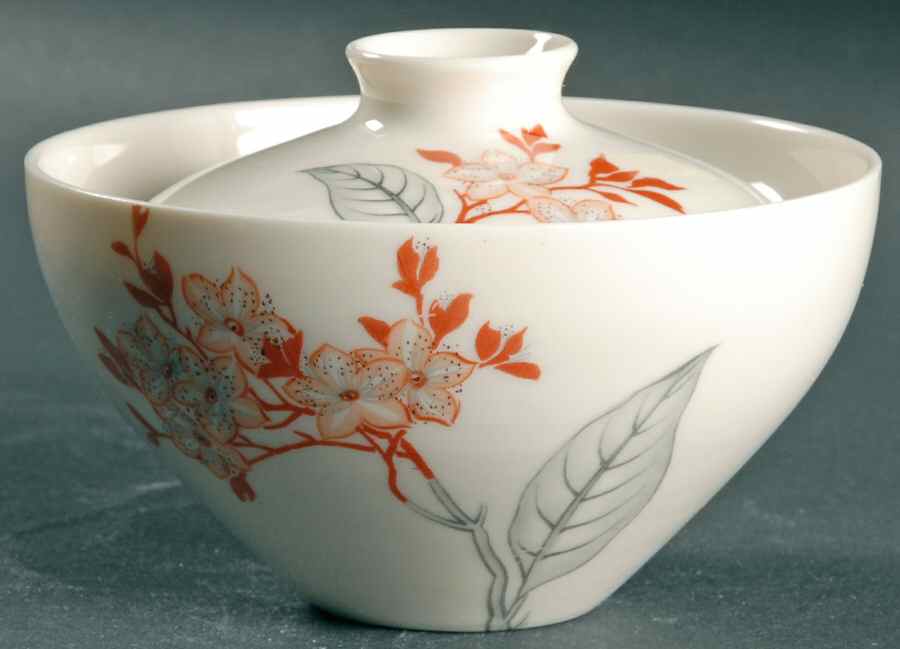 Mandalay Sugar Bowl & Lid by Castleton (USA)-1