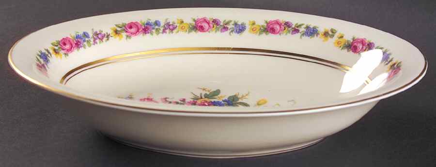 Manor 11" Oval Vegetable Bowl by Castleton (USA)-1