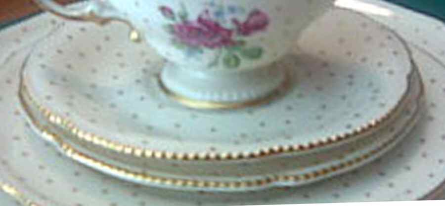Martha Washington Saucer by Castleton (USA)-1