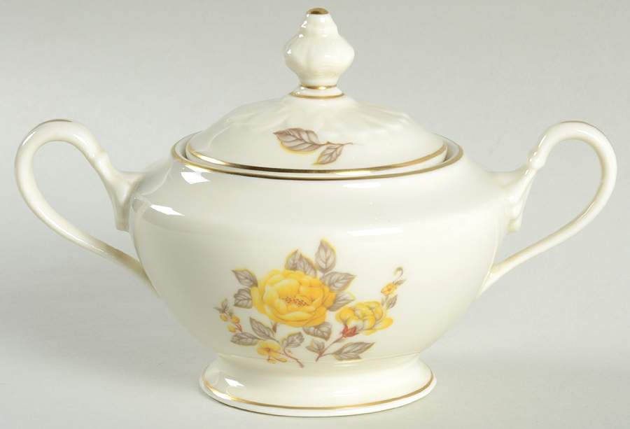 Mayfair Sugar Bowl & Lid by Castleton (USA)-1
