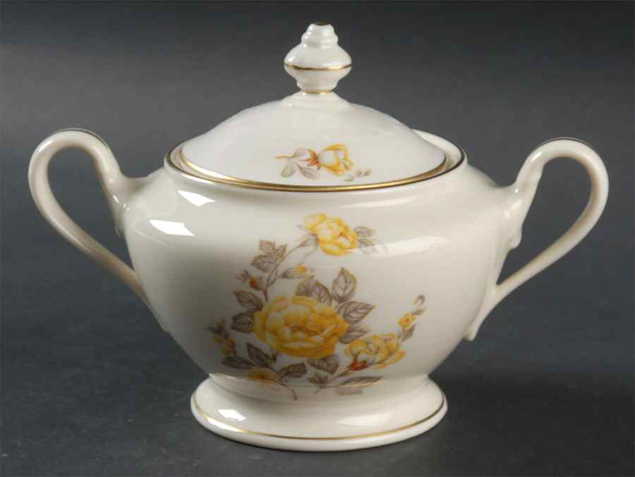 Mayfair Sugar Bowl & Lid by Castleton (USA)-1