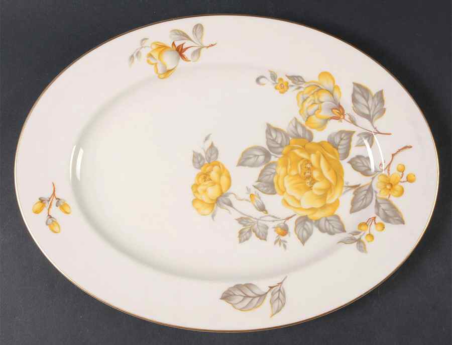 Mayfair 13" Oval Serving Platter by Castleton (USA)-1