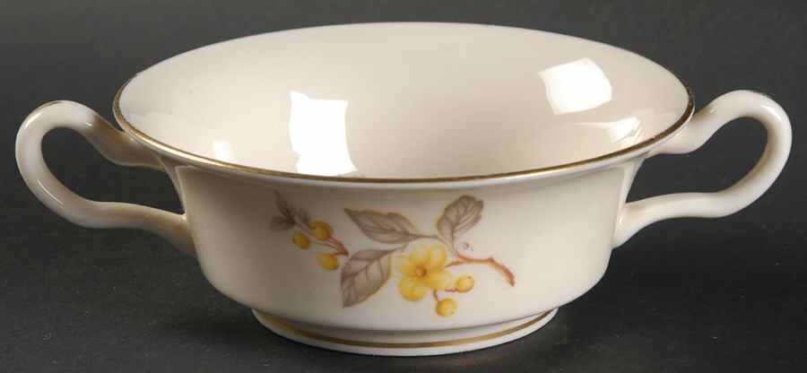 Mayfair Footed Cream Soup Bowl by Castleton (USA)-1