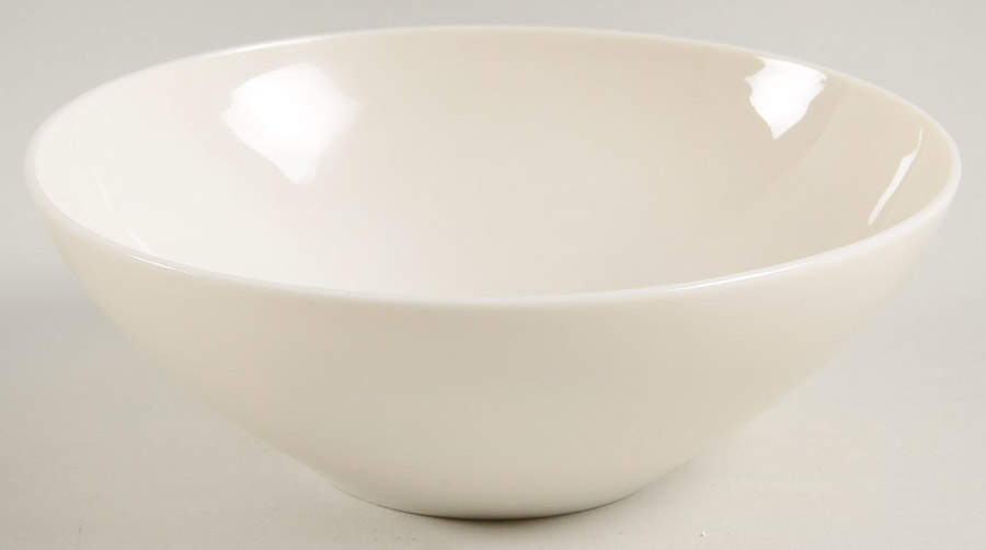 Museum White Flat Cream Soup Bowl by Castleton (USA)-1