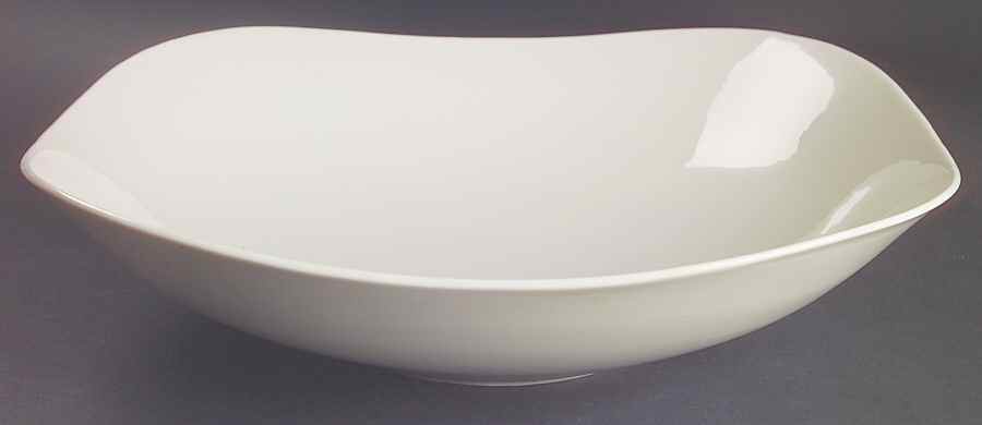 Museum White Square Salad Serving Bowl by Castleton (USA)-1