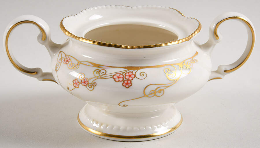Nouvelle Sugar Bowl No Lid by Castleton (USA)-1