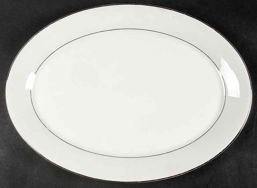Overture 14" Oval Serving Platter by Castleton (USA)-1