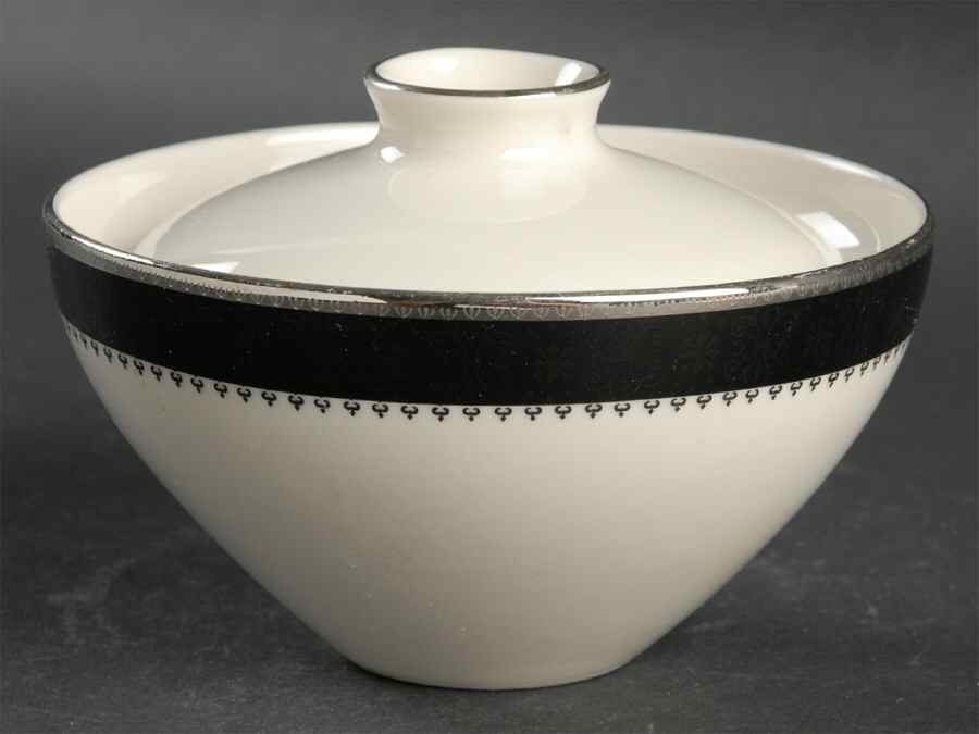 Persian Brocade Sugar Bowl & Lid by Castleton (USA)-1