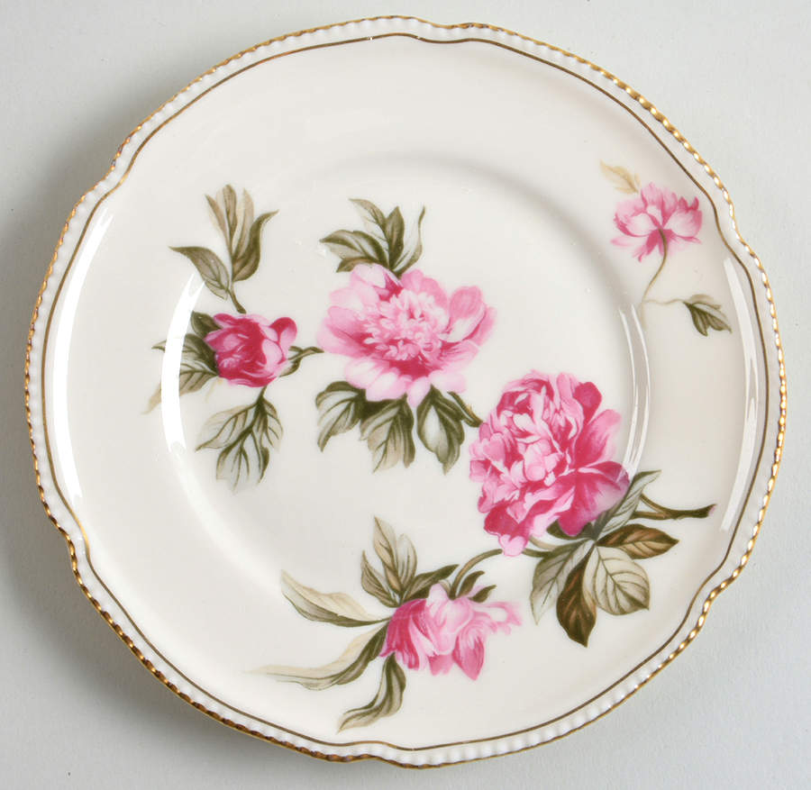 Peony Bread & Butter Plate by Castleton (USA)-1