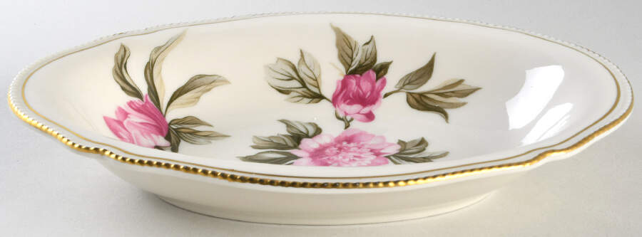 Peony 10" Oval Vegetable Bowl by Castleton (USA)-1