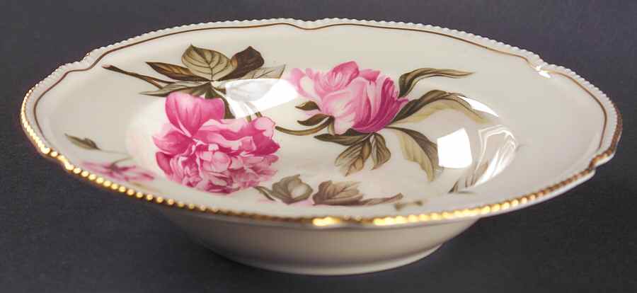 Peony Rim Soup Bowl by Castleton (USA)-1