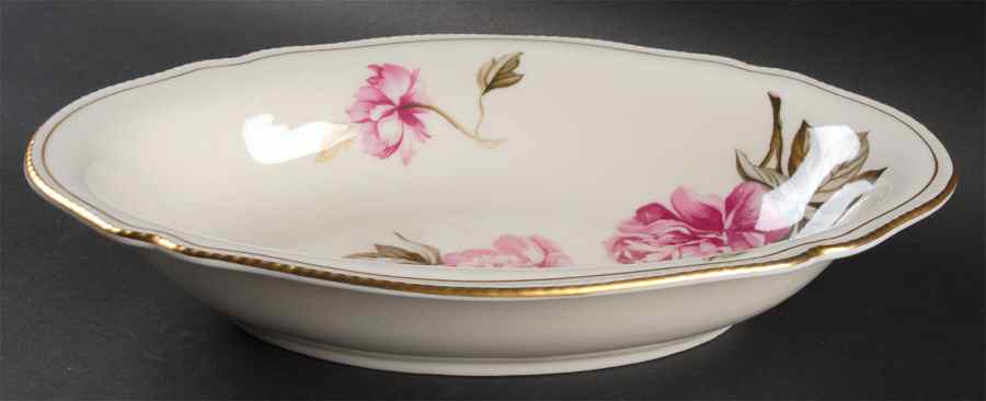 Peony 11" Oval Vegetable Bowl by Castleton (USA)-1