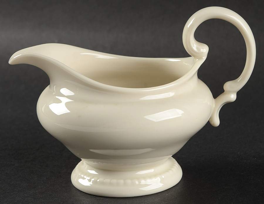 Pearl White Creamer by Castleton (USA)-1