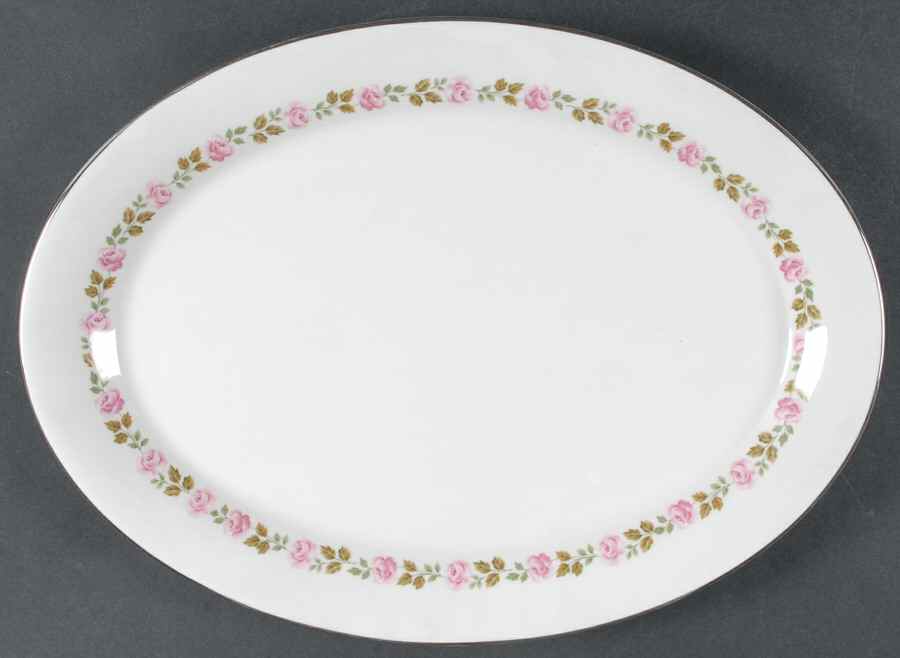 Picardy 15" Oval Serving Platter by Castleton (USA)-1