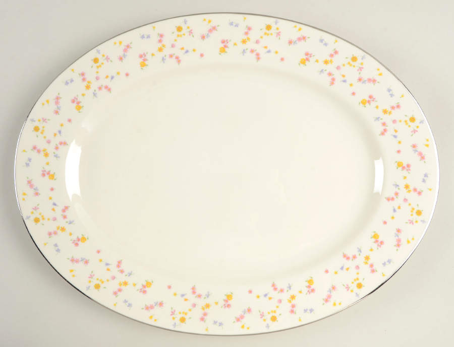 Primrose 15" Oval Serving Platter by Castleton (USA)-1
