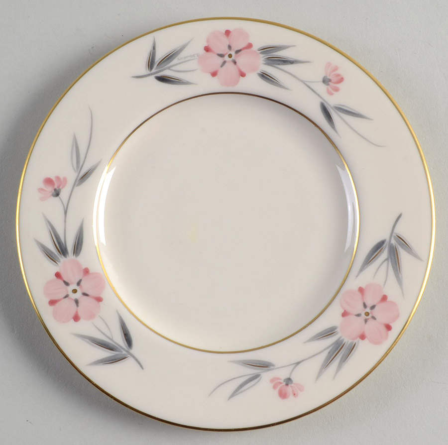 Priscilla (Gold Trim) Bread & Butter Plate by Castleton (USA)-1