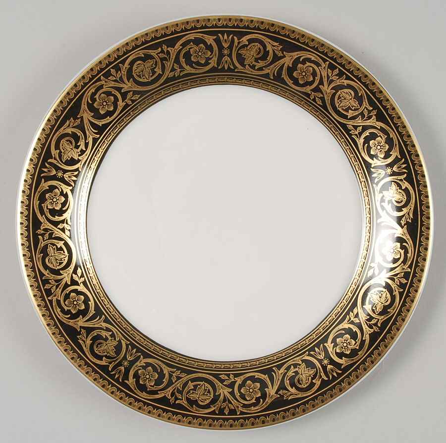 Quadrille Salad Plate by Castleton (USA)-1