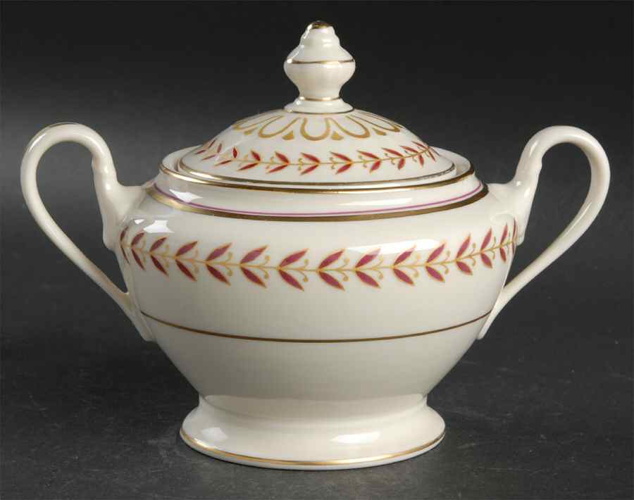Regina Sugar Bowl & Lid by Castleton (USA)-1
