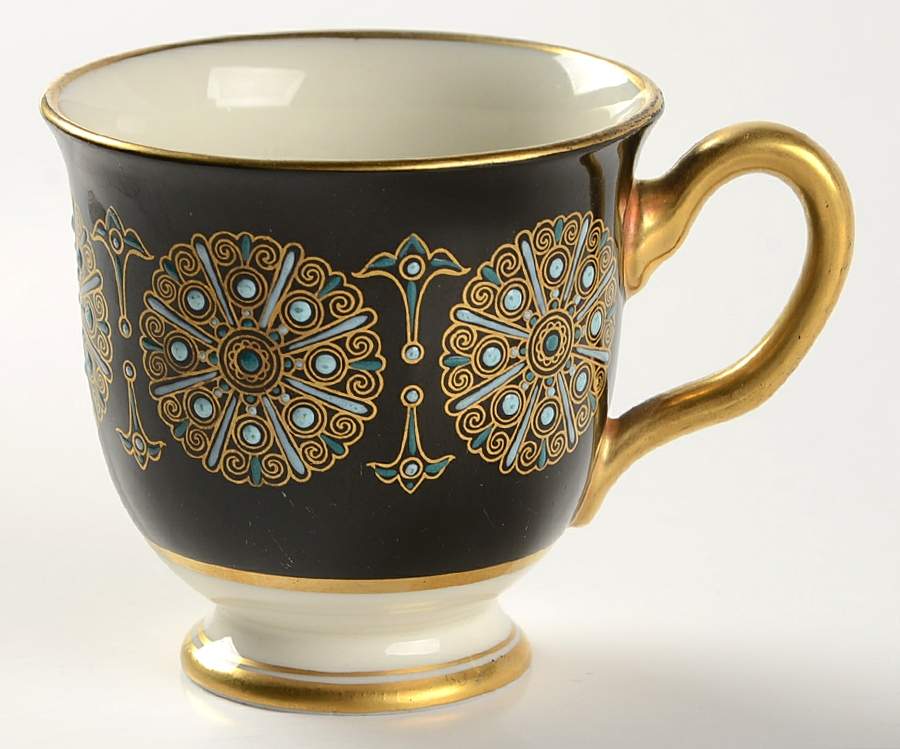 Royal Medallion Footed Demitasse Cup by Castleton (USA)-1