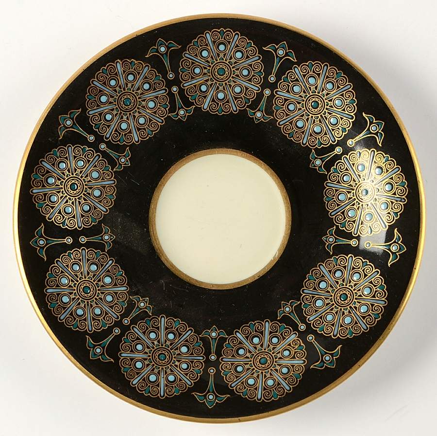 Royal Medallion Saucer for Demitasse Cup by Castleton (USA)-1