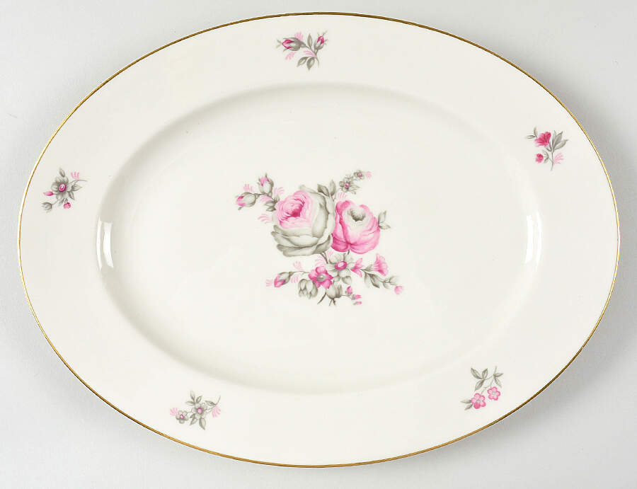 Rosalie 13" Oval Serving Platter by Castleton (USA)-1