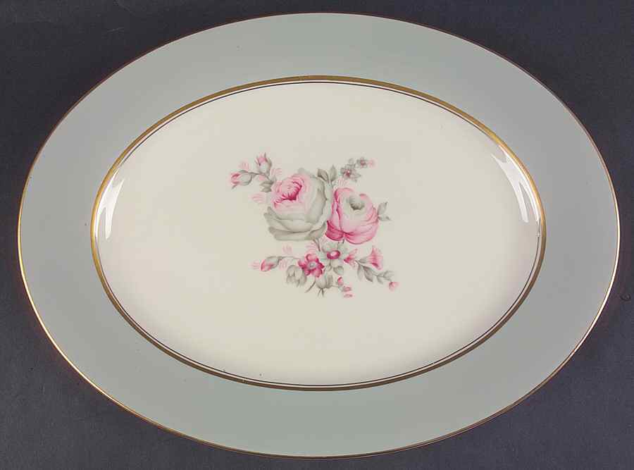 Rosemere 15" Oval Serving Platter by Castleton (USA)-1