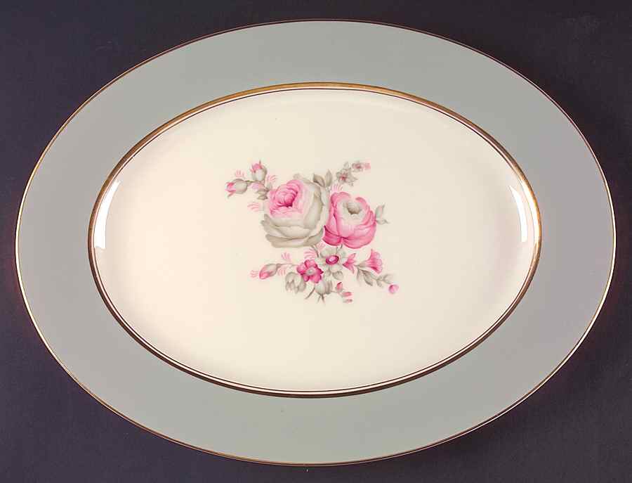 Rosemere 13" Oval Serving Platter by Castleton (USA)-1