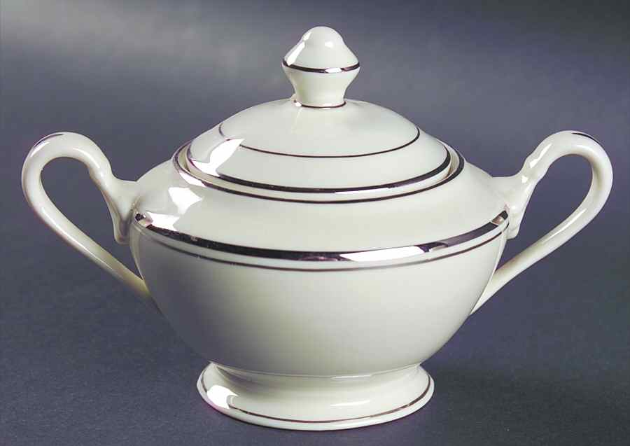 Severn Sugar Bowl & Lid by Castleton (USA)-1