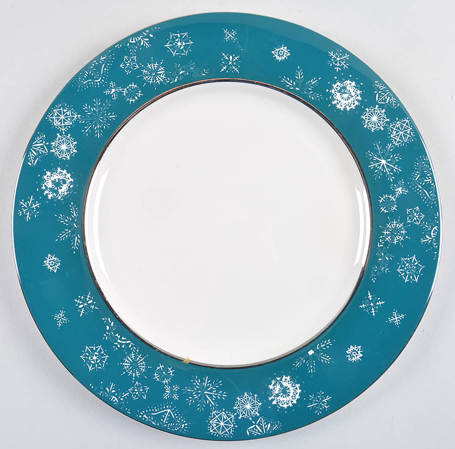Snowflake Dinner Plate by Castleton (USA)-1