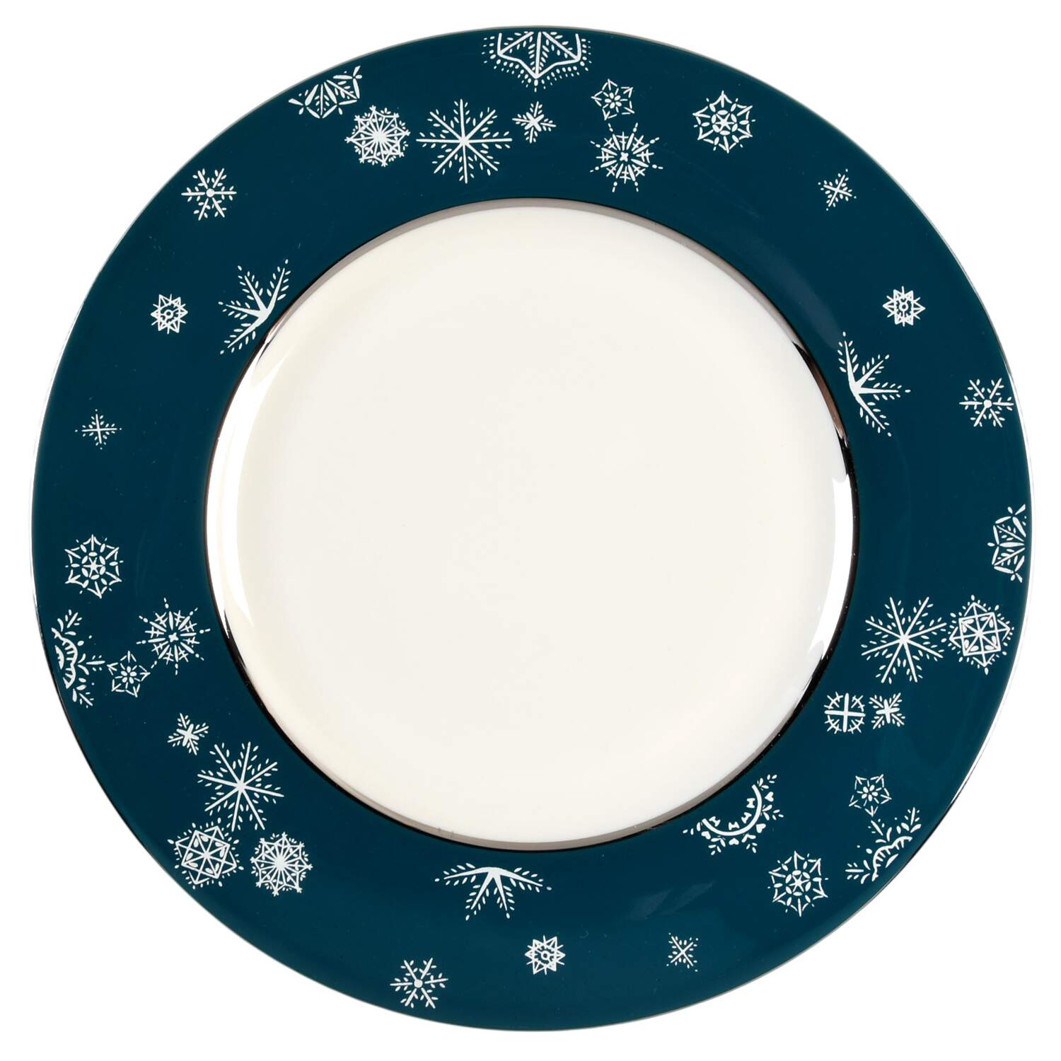 Snowflake Salad Plate by Castleton (USA)-1