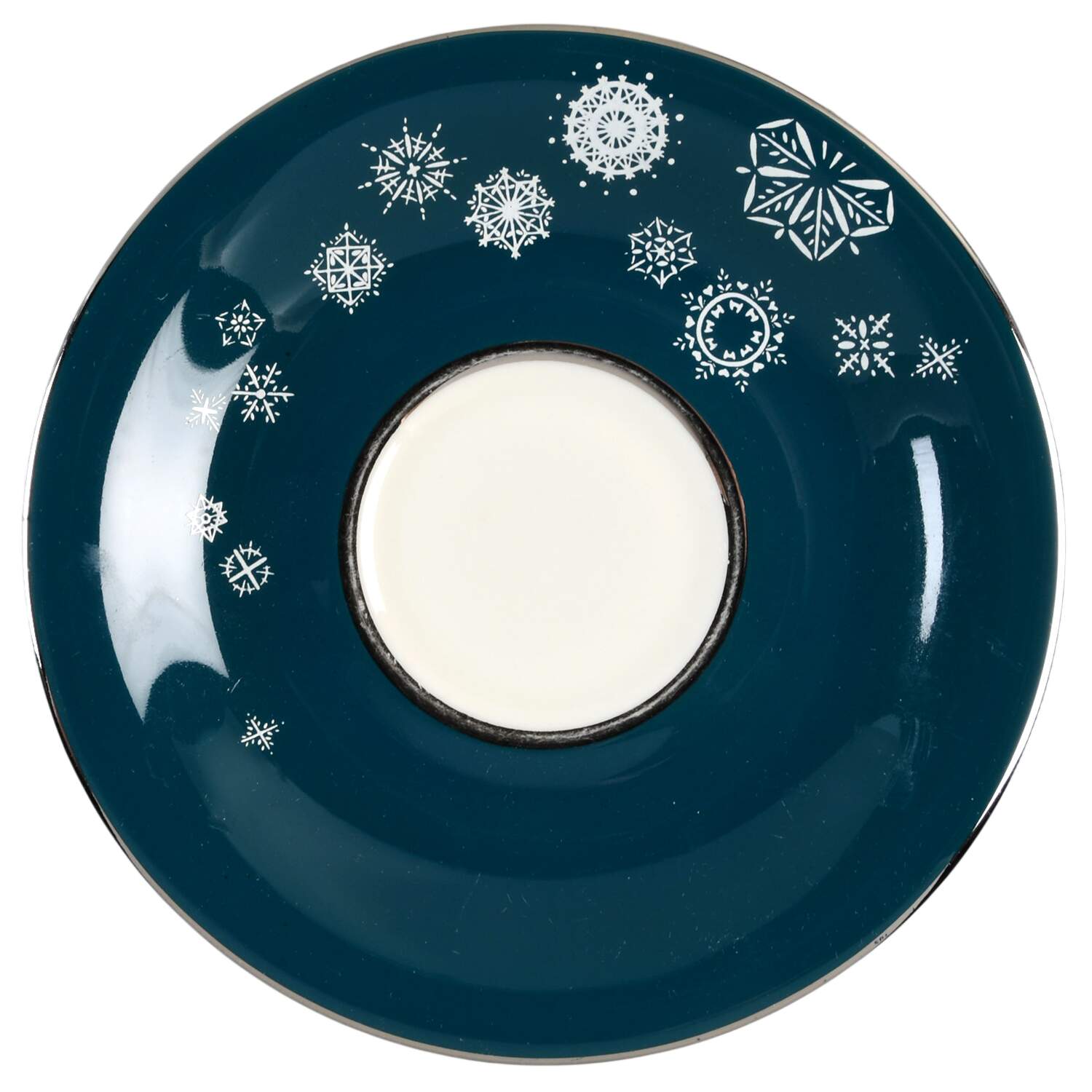 Snowflake Saucer by Castleton (USA)-1