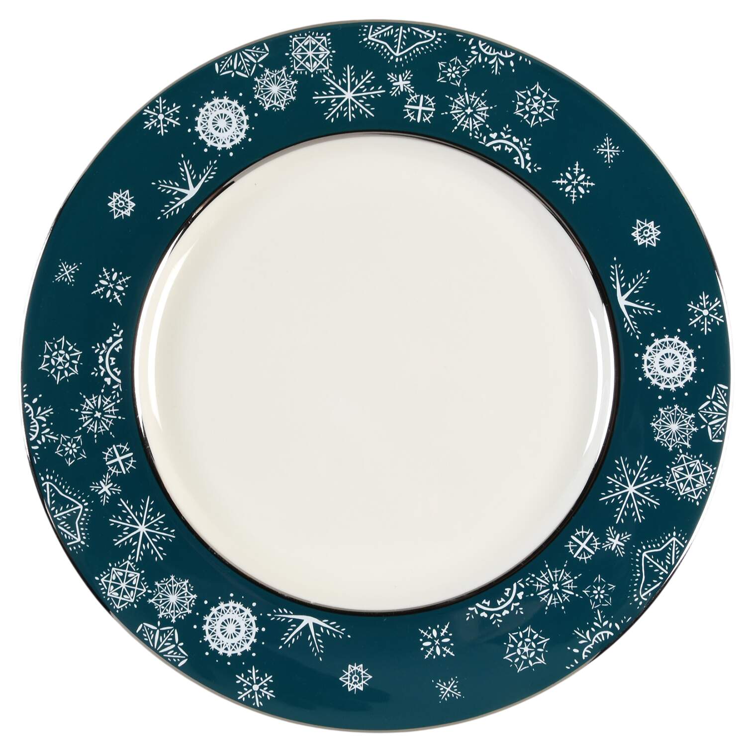 Snowflake Dinner Plate by Castleton (USA)-1