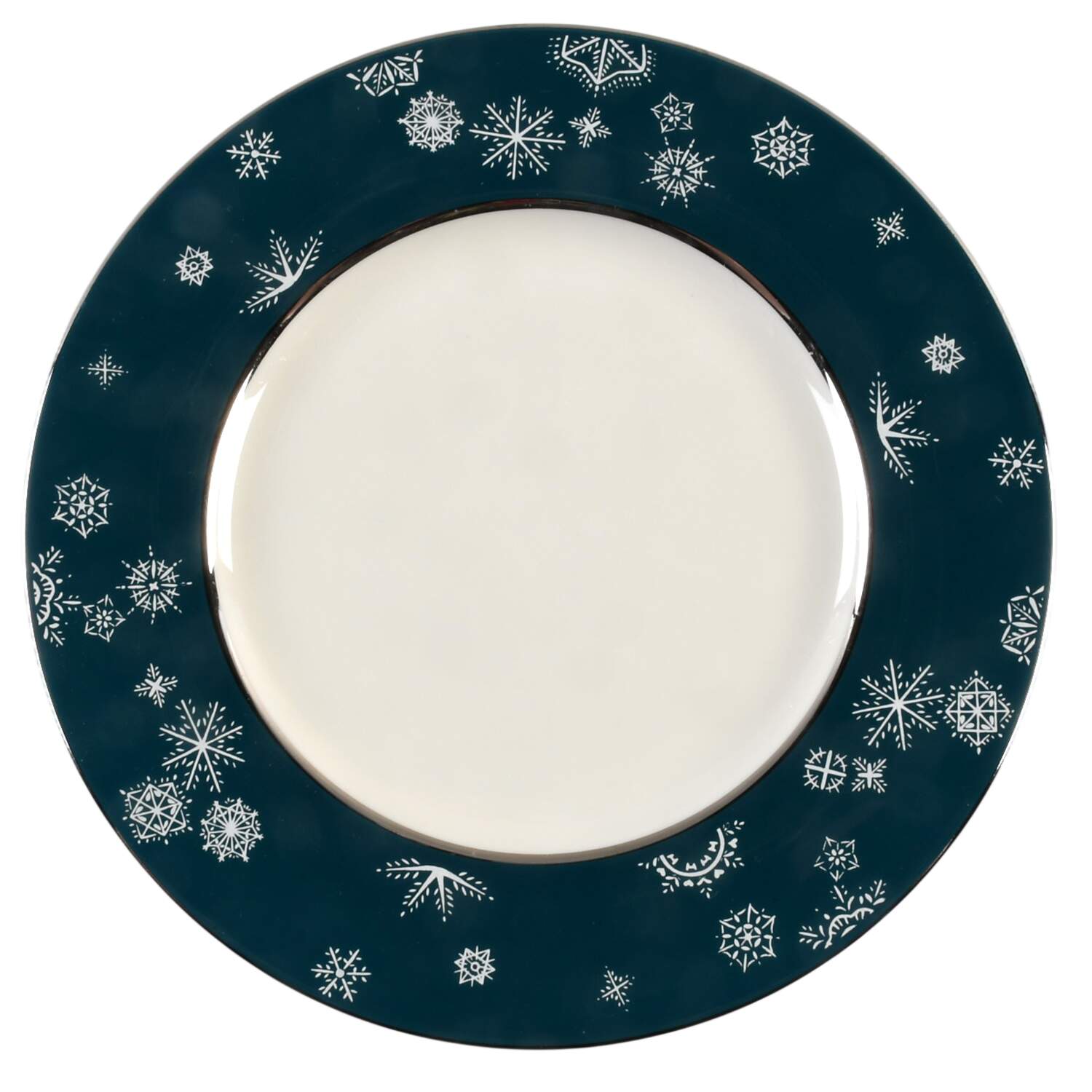 Snowflake Salad Plate by Castleton (USA)-1