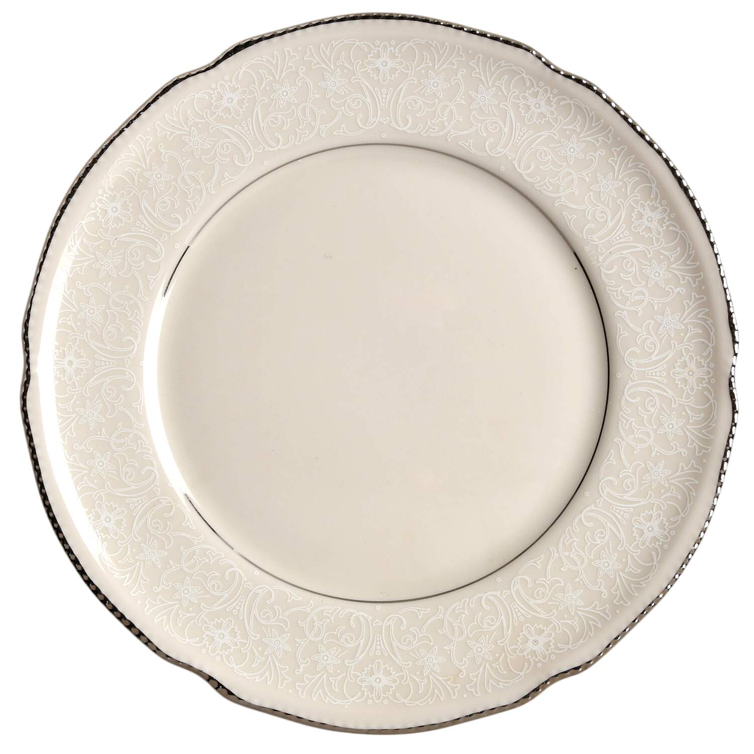 Snowflower Salad Plate by Castleton (USA)-1