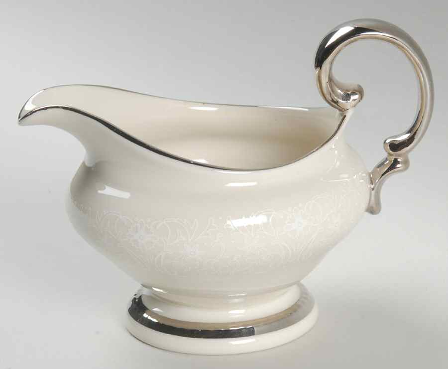 Snowflower Creamer by Castleton (USA)-1