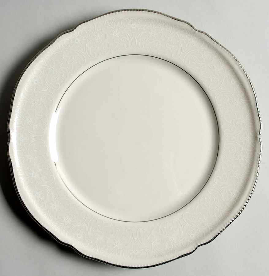 Snowflower Dinner Plate by Castleton (USA)-1