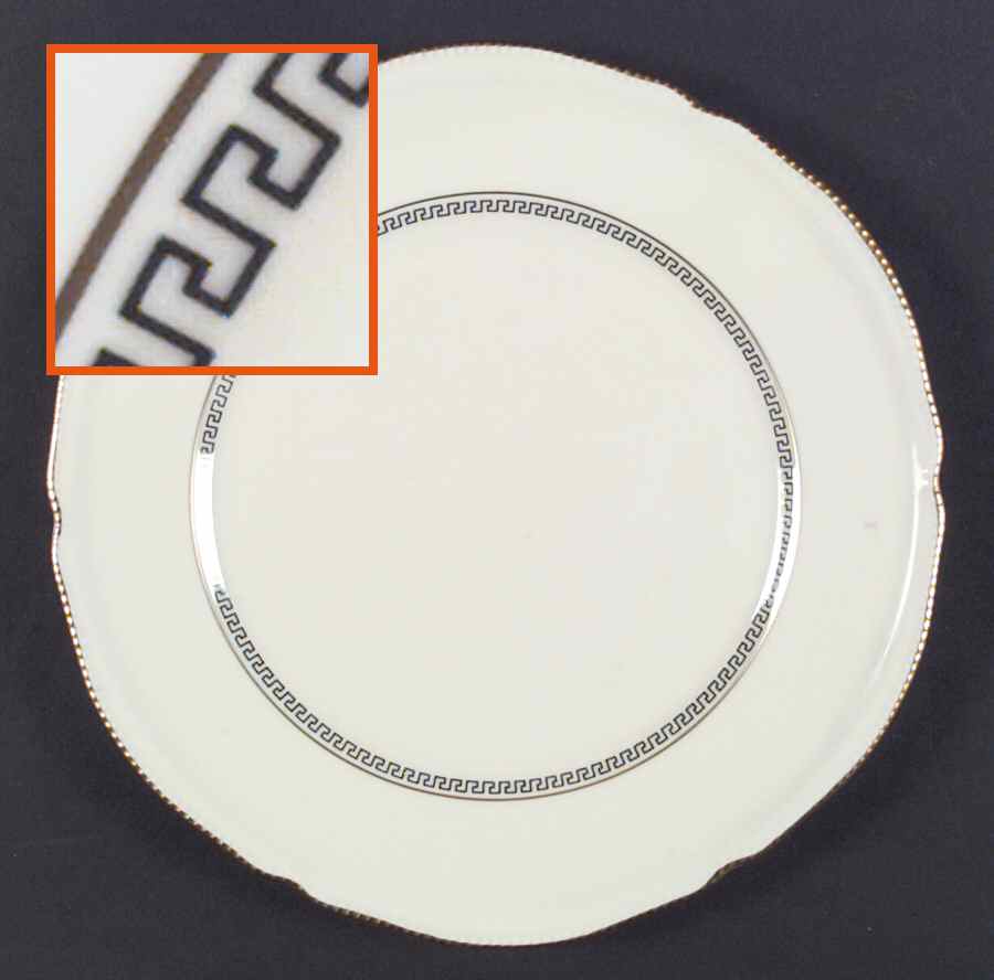 Sophisticate Dinner Plate by Castleton (USA)-1