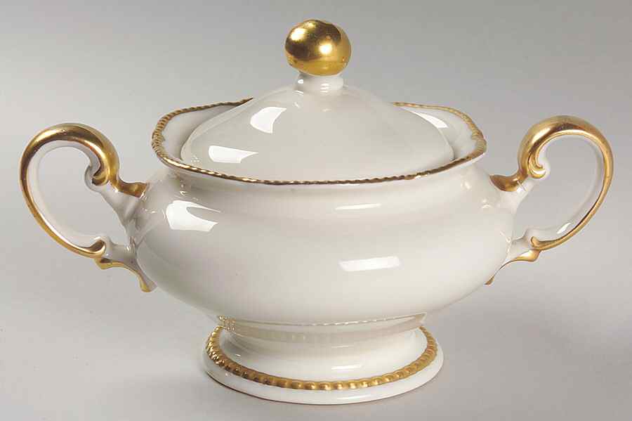 Sovereign Sugar Bowl & Lid by Castleton (USA)-1