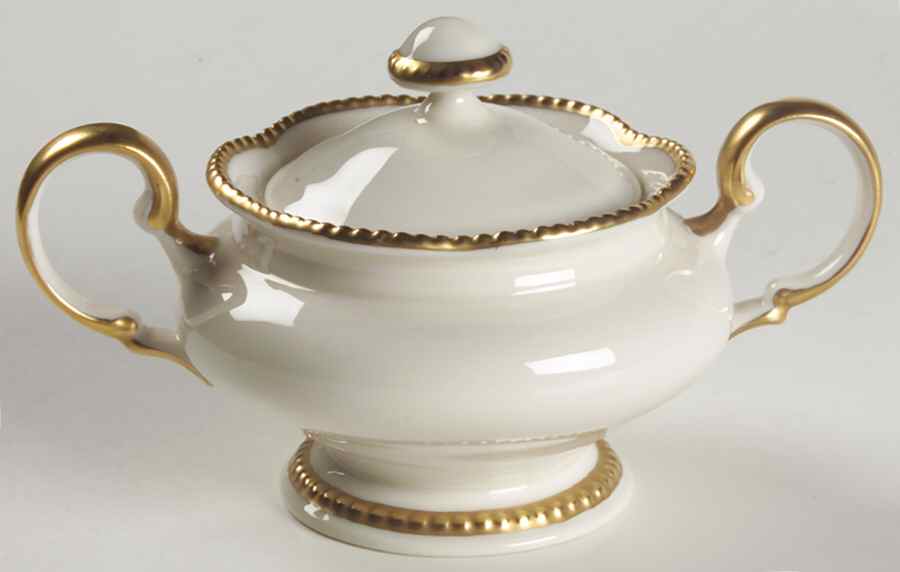 Sovereign Sugar Bowl & Lid by Castleton (USA)-1